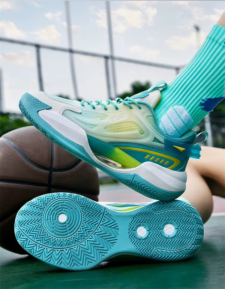 Tênis de Basquete Masculino/Feminino Anvver Pro Verde Impulso